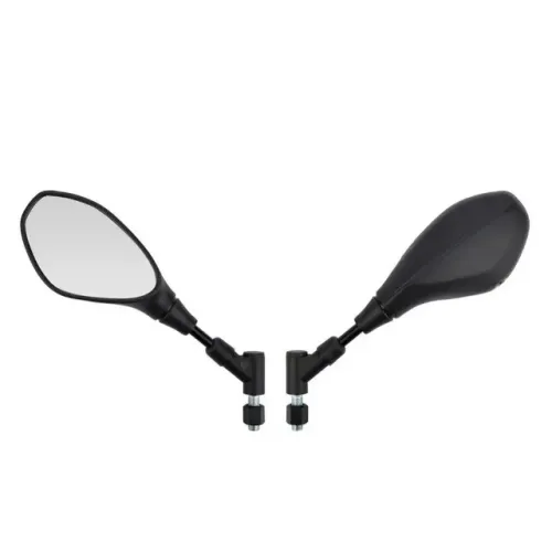 Par De Espelho Retrovisor BMW GS650 Articulado Giro 360 Rosca Honda Preto SM0013