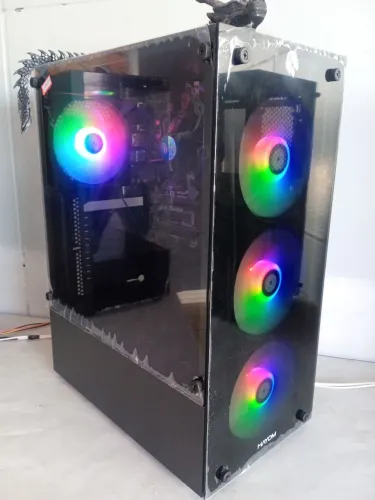 Gabinete gamer hayon 4 fans
