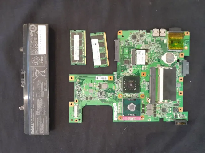 Kit Placa mãe Notebook Dell Inspiron 1545 + 4GB RAM + Bateria