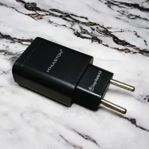 FONTE CARREGADOR IPHONE ANDROID HMASTON PRETA 30W USB Y59-4