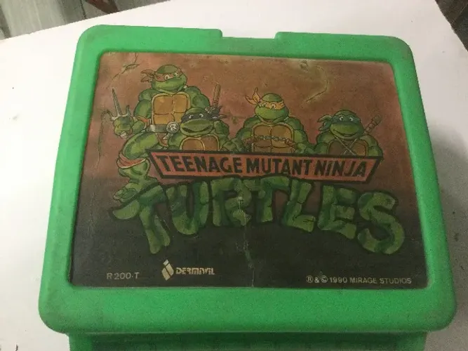 lancheira antiga tartarugas ninja