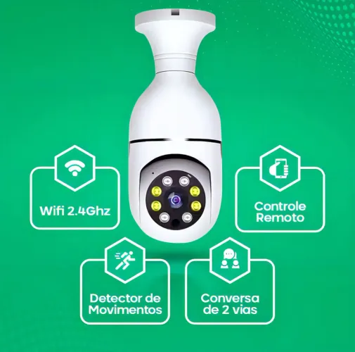 Camera de seguranca facil instalacao