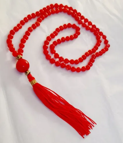 Japamala 108 contas vermelho 