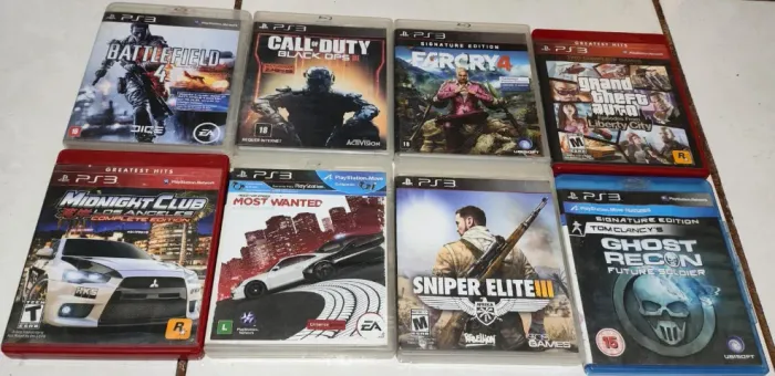 Vendo jogos de Playstation 3 Ps3 em Uberlândia e Uberaba.