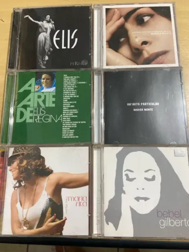 11 Cds cantoras Nacionais MPB