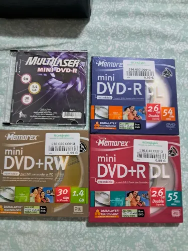 Lote de 4 DVDs - Memorex e Multilaser