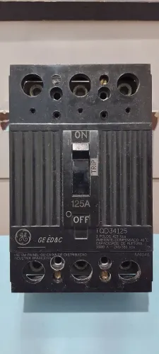 Disjuntor 125 Amp GE ED&C TQD34125