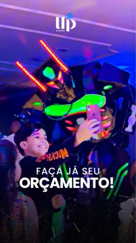 Robô dançarino de led 