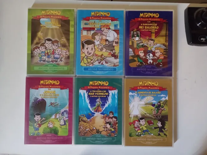 Coleção de DVD's Midinho - O Pequeno Missionário - Antigo Testamento 