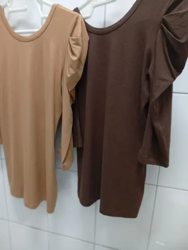 Blusas manga bufante Colcci duas peças Tam g e m sem uso 
