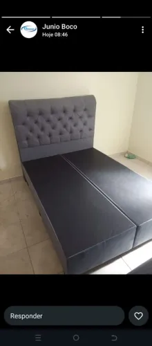 Base queen size com cabeceira