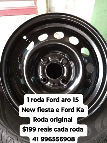 Roda aro 15 Ford Ka New fiesta original Ford. Furação 4x108