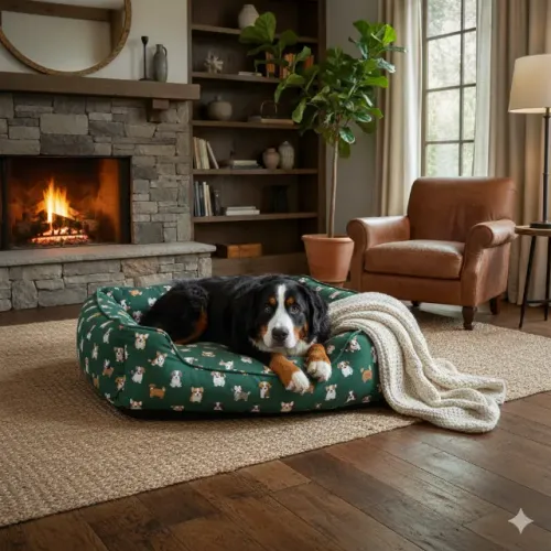 Cama Pet Conforto Total e Estilo Único para Cachorrinhos de Grande Porte