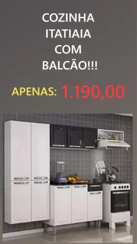 Cozinha de aço completa Itatiaia