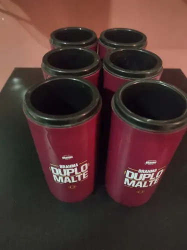 Conjunto de 6 porta latas da duplo malte