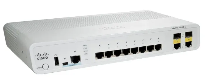 Switch Cisco Catalyst 2960C WS-C2960CG 8TC
