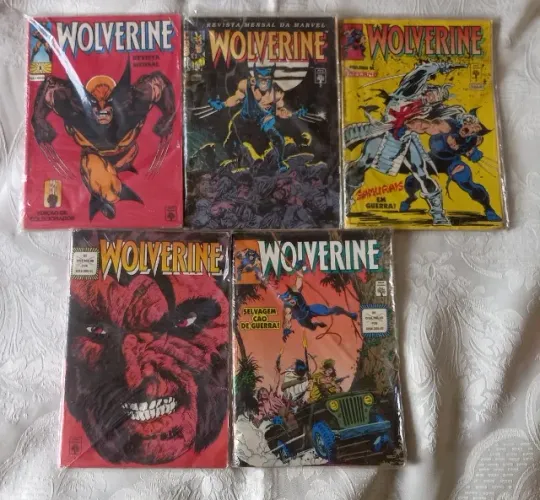 Lote Wolverine Número 1 Ed. Abril + especiais