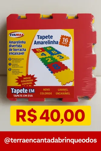 Tapete de EVA Amarelinha Divertida