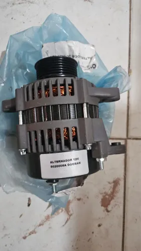 Equipamentos doosan alternador 12v novo original 