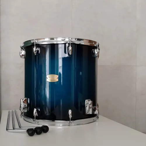 Surdo Yamaha Stage Custom, Birch, laqueado, 16x15", Deep Blue Sunburst