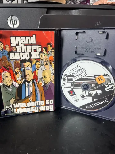 GTA 3 ps2 americano (jogo não funciona)