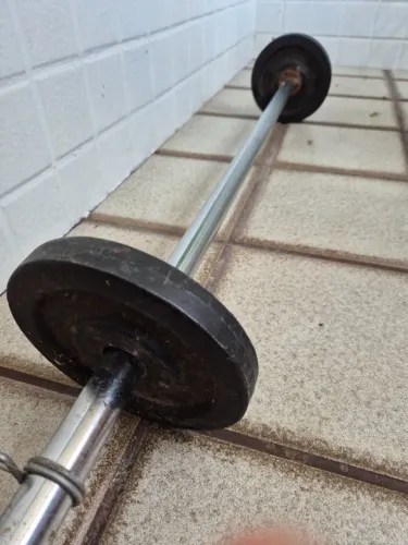 halteres com peso ( usado)