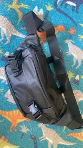 Bolsa transversal preta
