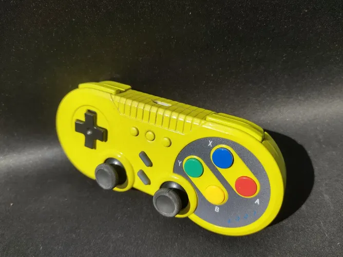 (Encomenda) Controle Switch modelo Super Nintendo - Amarelo