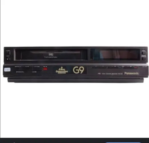 Vídeo Cassete Panasonic G9  liga  normal só não a fita não está entrando - VHS