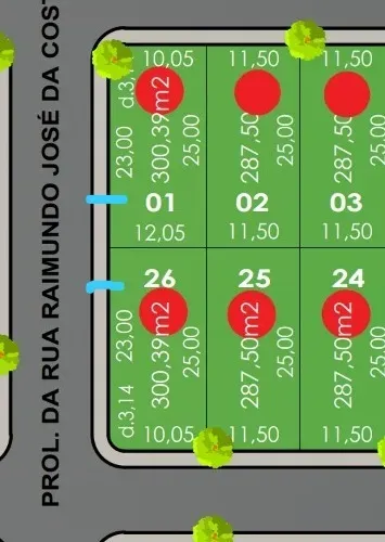 2 Terrenos 600m² Á Venda Condominio Ville Art - Lote 1 e Lote 26