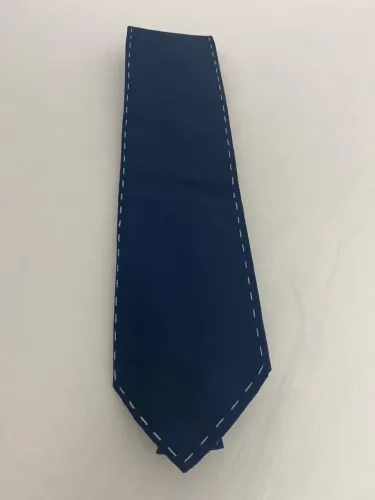 Gravata Giorgio Ferri Azul Estampa Costura Ótimo Estado