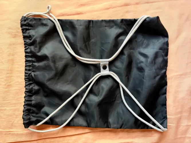 Mochila Saco Esportiva Preta Adidas