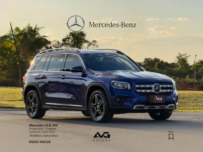 Mercedes-Benz GLB 200 Progressive 1.3 TB 16V AUT 2020