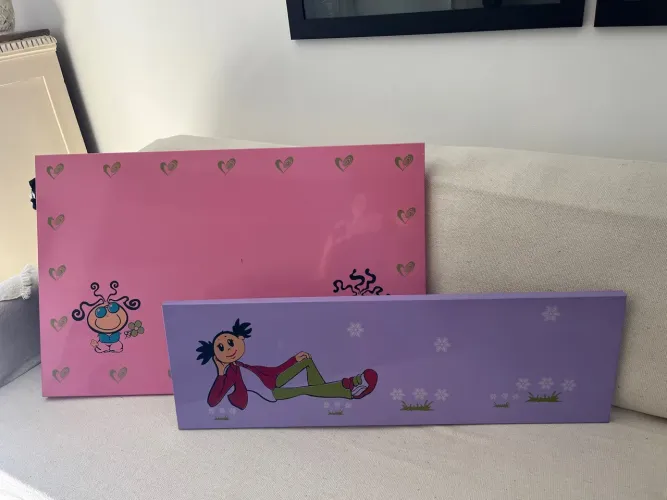 2 Quadro de Ímã Infantil