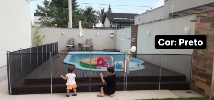 Cerca de Proteção para Piscina - Segurança para Crianças