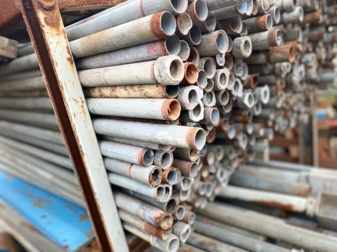 Tubo galvanizado 3/4pol e 1pol(valor a negociar)