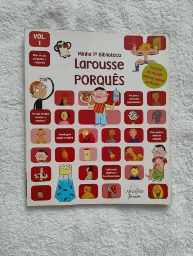 Livro Minha 1° Biblioteca Larousse: Enciclopédia - Porquês