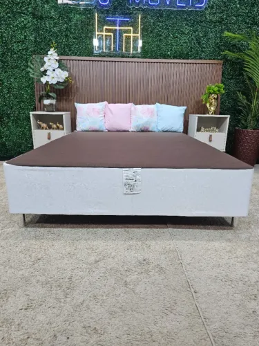 INSTA @TUDO_MOVEIS BASE BOX CASAL ORTOBOM EM CORINO
