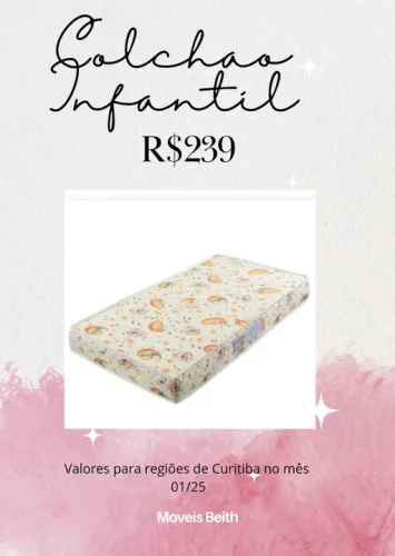 Promoção Colchao Infatil - 13/01/25