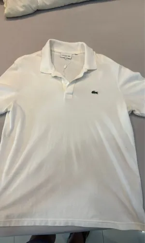 Polo Lacoste branca original 