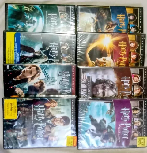 Harry Potter Coleção Coleção DVD's Originais 10 discos Dublado e Legendado