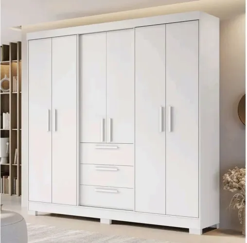 Guarda-Roupa 6 Portas Branco