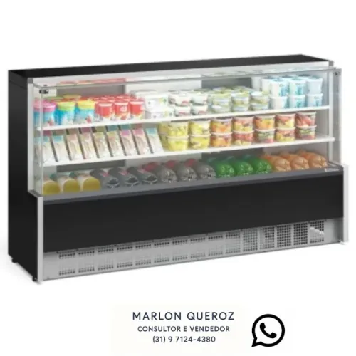 Balcão Refrigerado 1.75M Gelopar Novo 2 Placas