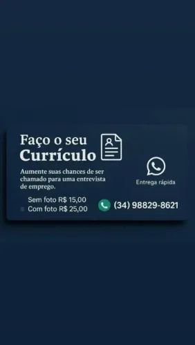 Elaboração de currículo 