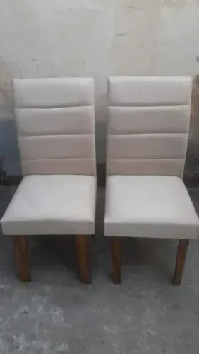 Kit 2 Cadeiras Giulia Estofadas Tecido Veludo Boareto
