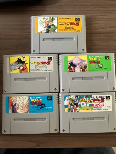 Lote dragon ball z Snes e famicom 
