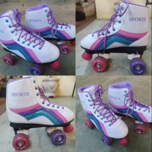 Patins Roller Sports - Rosa, Roxo e Azul