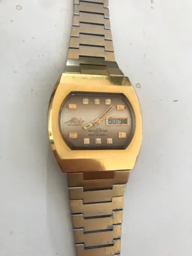Relógio Mido Automático Suíço Plaque Ouro