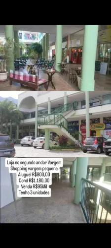 Vendo ou alugo 3 lojas no Vargem Shopping, vargem pequena