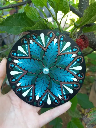Incensário mandala 12 cm